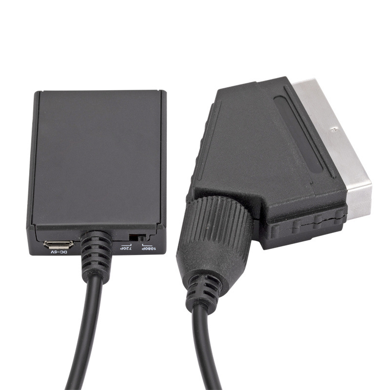 Scart To Hdmi - Конвертер-адаптер SCART в HDMI-совместимый, 1080P, для