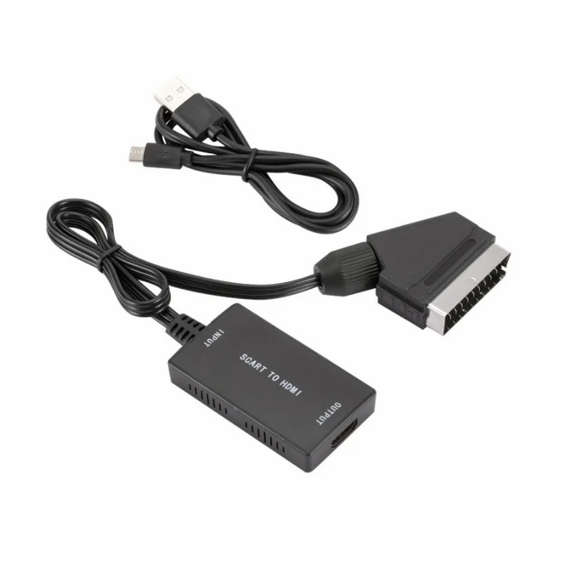 1080P HDMI-совместимый конверт – обзор и цена Scart To Hdmi