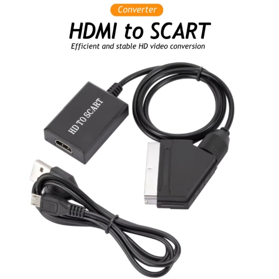 Адаптер-усилитель видео и ауди – обзор и цена Scart To Hdmi