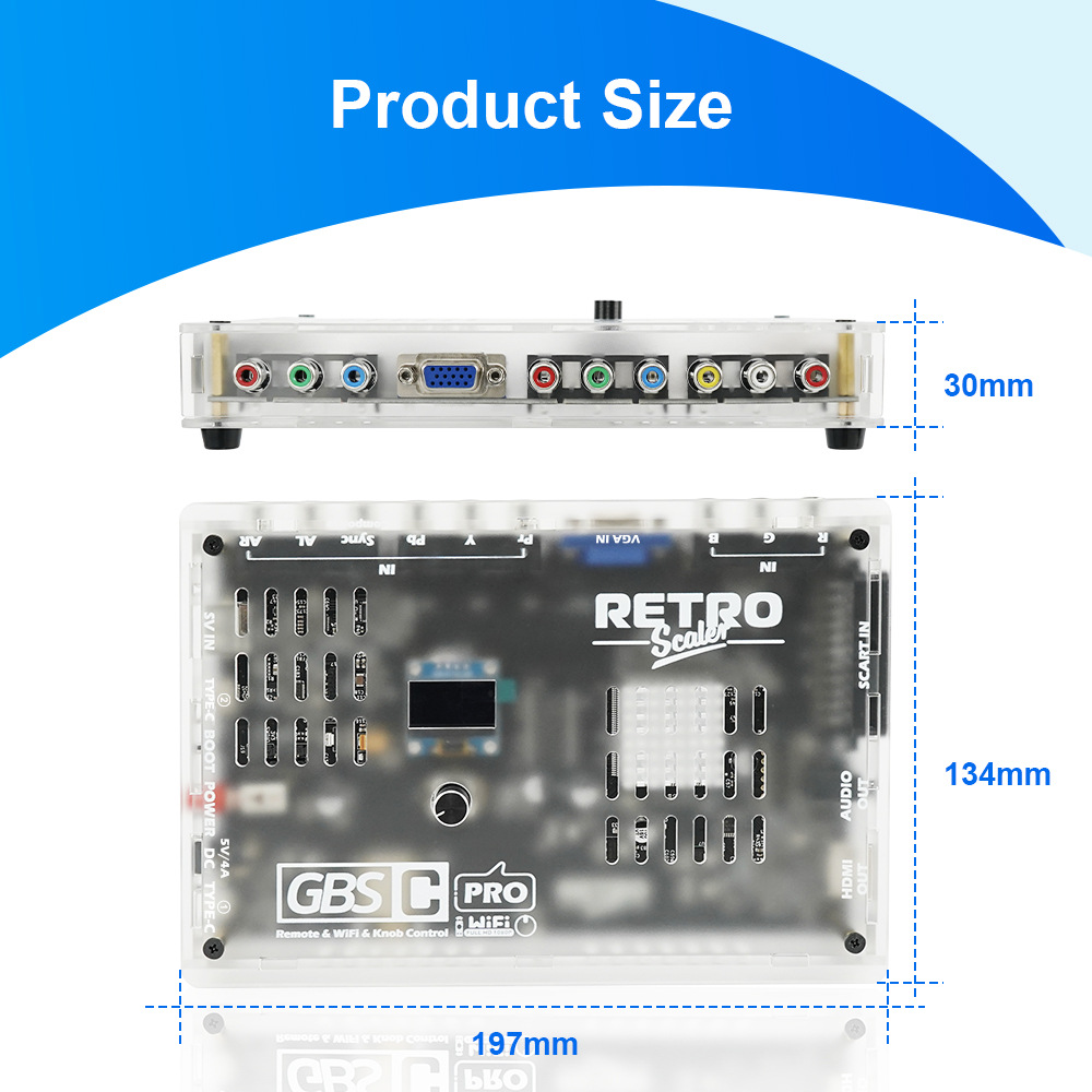НОВЫЙ Ретро-адаптер GBSC Pro G – обзор и цена Scart To Hdmi
