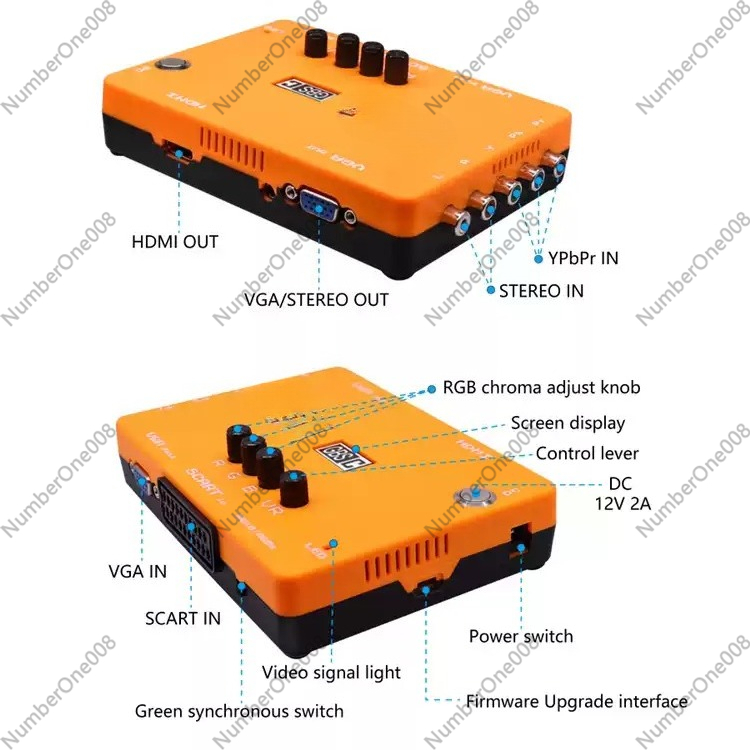Конвертер видео с низким разре – обзор и цена Scart To Hdmi