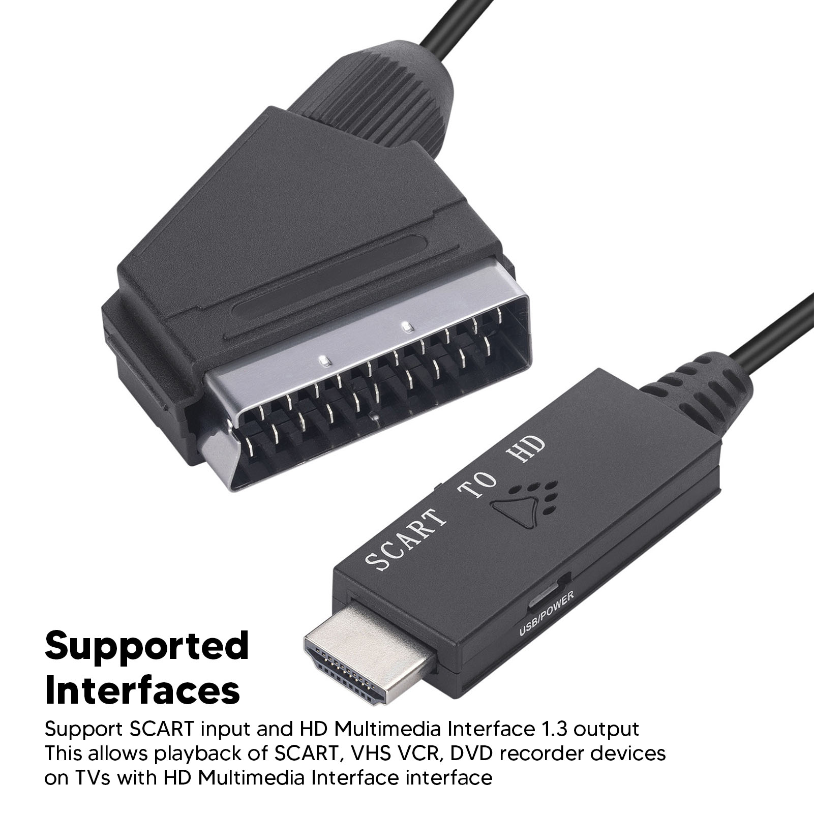 Конвертер SCART в HD-мультимед – обзор и цена Scart To Hdmi