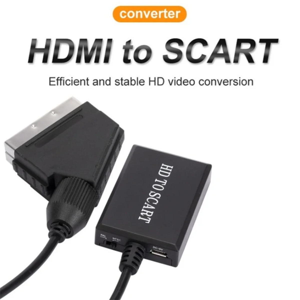 LccKaa 1080P HDMI-SCART адапте – обзор и цена Scart To Hdmi