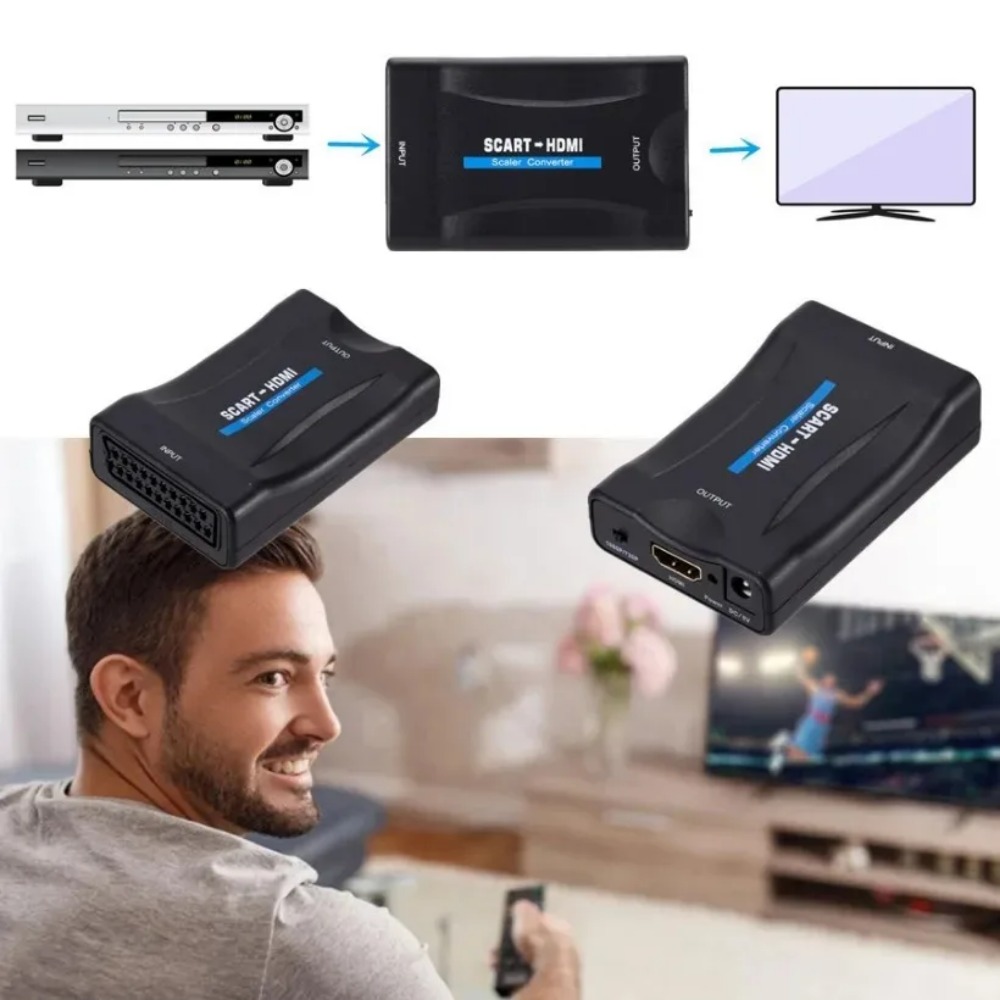 BGGQGG 1080P SCART в HDMI-совм – обзор и цена Scart To Hdmi