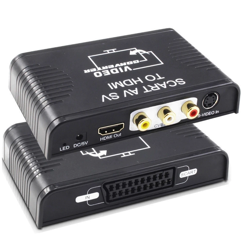 Преобразователь S-Video AV Sca – обзор и цена Scart To Hdmi